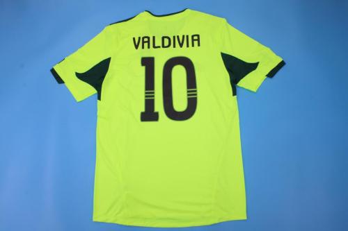 Retro Jersey 2010-2011 Palmeiras VALDIVIA 10 Third Away Soccer Jersey Vintage Football Shirt