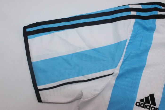 Retro Jersey 2000-2001 Argentina Racing Club 11 Home Soccer Jersey Vintage Football Shirt