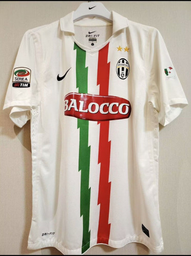 with Serie A Patch Retro Jersey 2010-2011 Juventus PIRLO 21 Away White Soccer Jersey Vintage Football Shirt