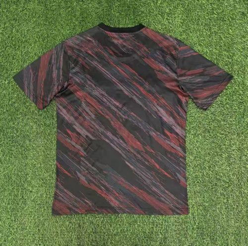 Fan Version 2025-2026 Bayern Munich Dark Red Soccer Training Jersey Bayern Munchen Football Shirt