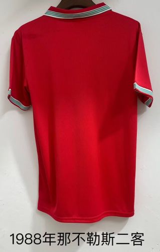 Retro Jersey 1998 Calcio Napoli Third Away Red Soccer Jersey Napoles Vintage Football Shirt
