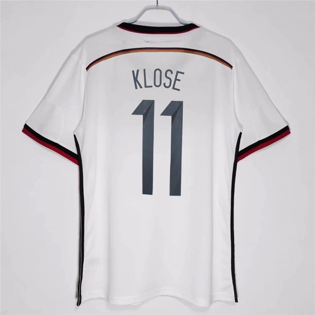 Retro Jersey Germany 2014 World Cup KLOSE 11 Home Soccer Jersey Vintage Football Shirt