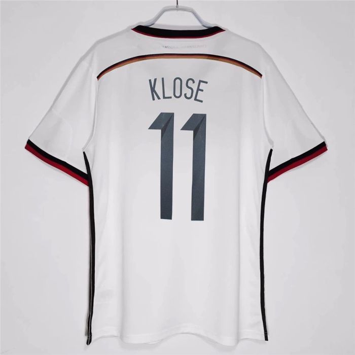 Retro Jersey Germany 2014 World Cup KLOSE 11 Home Soccer Jersey Vintage Football Shirt