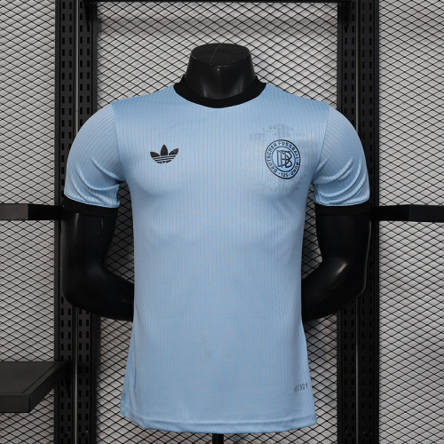 Player Version 2025 Germany 125th Anniversary Light Blue Goalkeeper Soccer Jersey Football Shirt