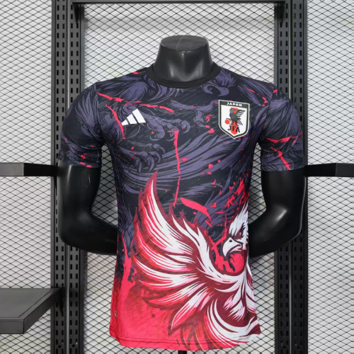 Player Version 2025 Japan Black/Pink Special Edition Soccer Jersey Football Shirt