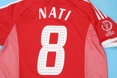 with Patch Retro Jersey 2002 China NATI 8 Home Soccer Jersey Vintage Football Shirt