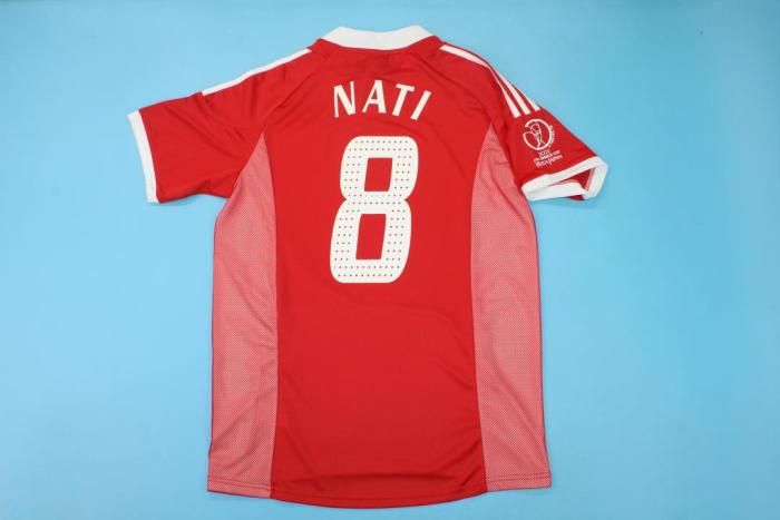 with Patch Retro Jersey 2002 China NATI 8 Home Soccer Jersey Vintage Football Shirt