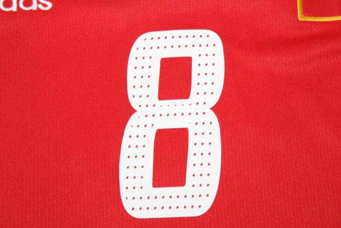 with Patch Retro Jersey 2002 China NATI 8 Home Soccer Jersey Vintage Football Shirt