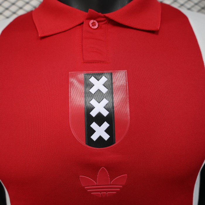 Player Version 2025-2026 Ajax 125th Anniversary Soccer Jersey Football Shirt