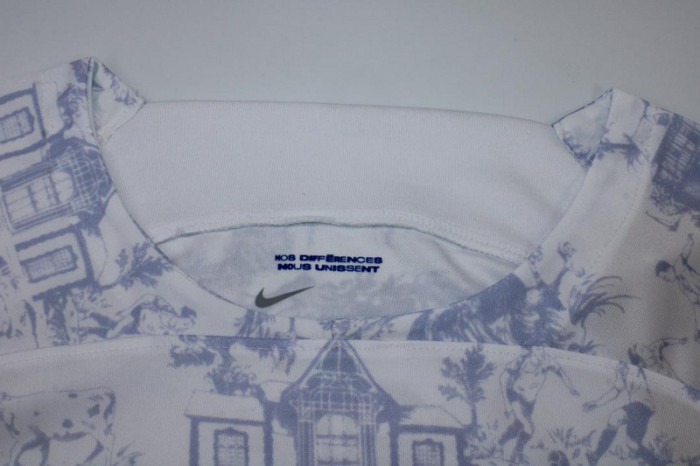 with winnter+2024 Euro Qualifier Patch Retro Jersey 2022 France Away White Soccer Jersey