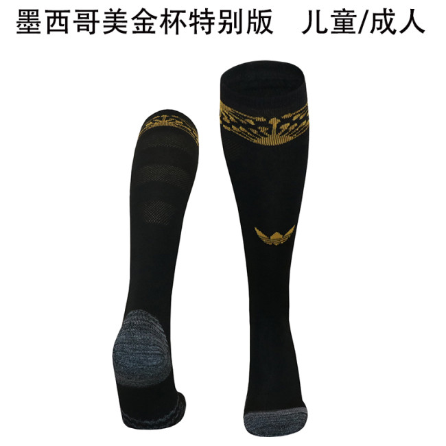 Youth/Adult Mexico 2025 Black Special Edition Soccer Socks Football Socks