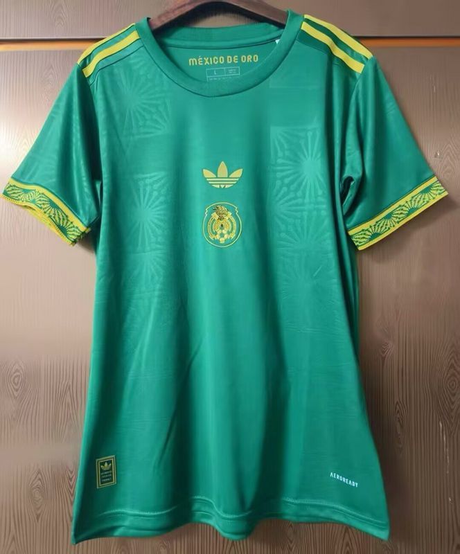 Women 2025 Mexico Green Special Edition Soccer Jersey Girl Football Shirt