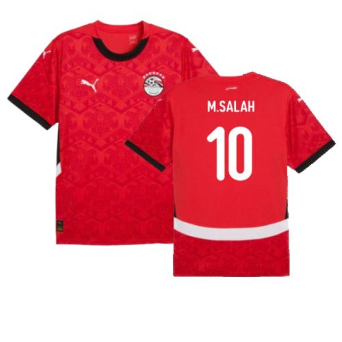 Fan Version 2025 Egypt M.SALAH 10 Home Soccer Jersey Football Shirt