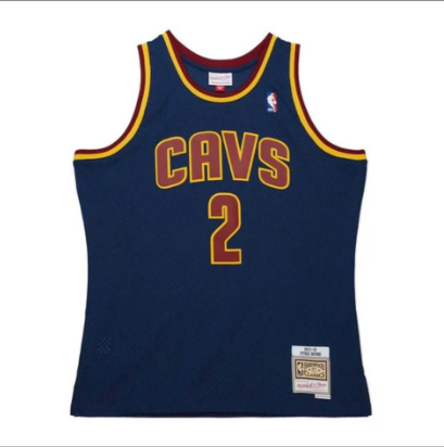 Mitchell&ness 2011-12 Cleveland Cavaliers 2 IRVING Dark Blue NBA Jersey Basketball Shirt