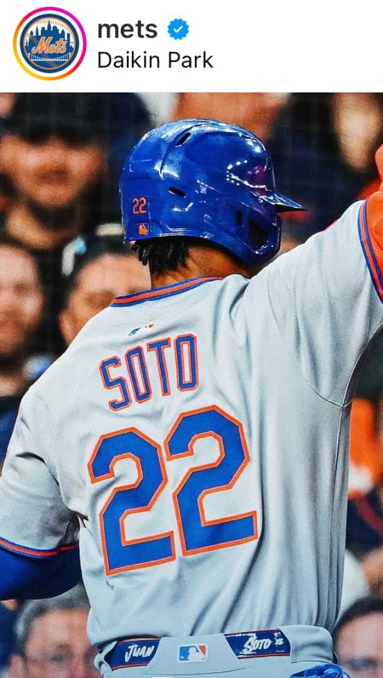 New York Mets 22 SOTO MLB Jersey