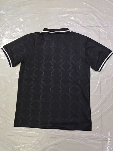 Fan Version 2025-2026 Manchester United Black/White Soccer Polo