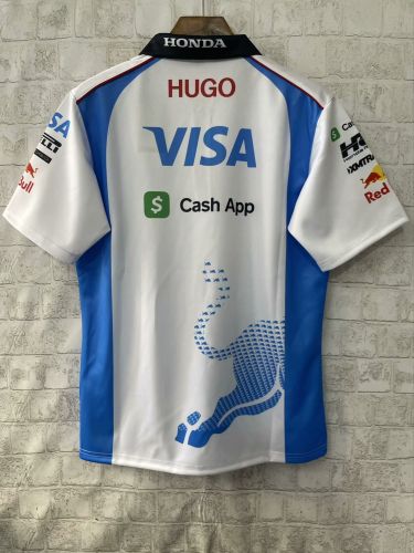 2025 Red Bull White Shirt Racing Polo