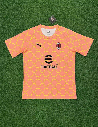Fan Version 2025-2026 AC Milan Pink Special Edition Soccer Jersey AC Football Shirt