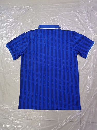 Fan Version 2025-2026 Manchester United Blue/White Soccer Polo