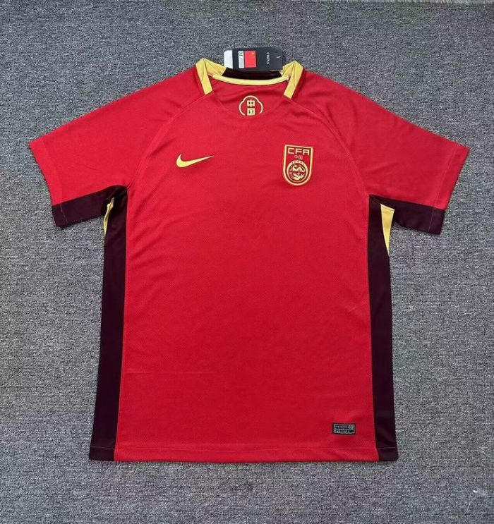 Fan Version 2025-2026 China Home Soccer Jersey Football Shirt