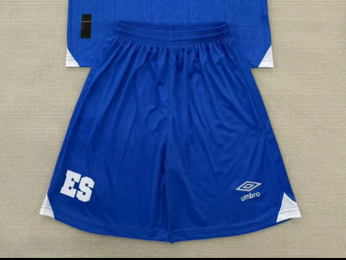 Fan Version 2025 El Salvador Home Soccer Shorts Football Shorts