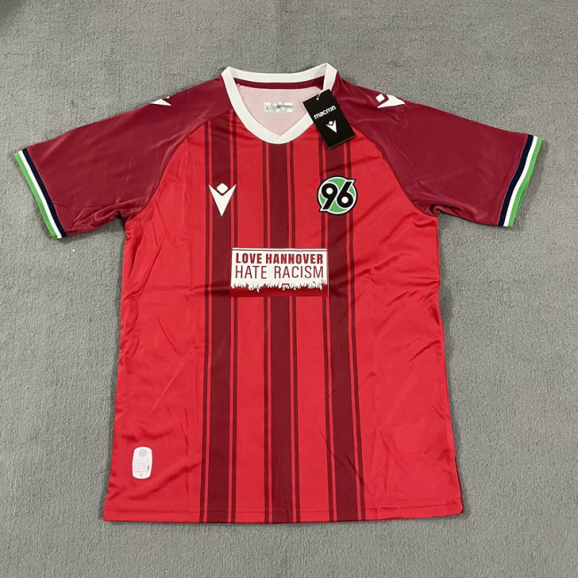 Fan Version 2025-2026 Hannover 96 Home Soccer Jersey Football Shirt