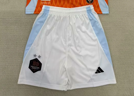 Fan Version 2025 Houston Dynamo Home Soccer Shorts Football Shorts