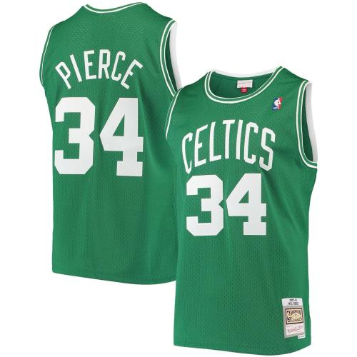 Mitchell&ness 2007-08 Boston Celtics PIERCE 34 Green NBA Jersey Basketball Shirt