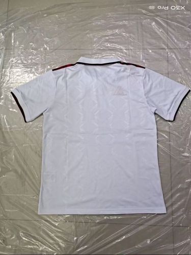 Fan Version 2025-2026 Manchester United White/Red Soccer Polo