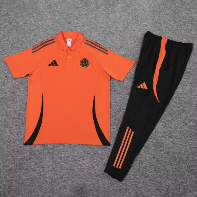 Adult Uniform 2025-2026 Juventus Dark Blue Soccer Polo and Pants Football Set