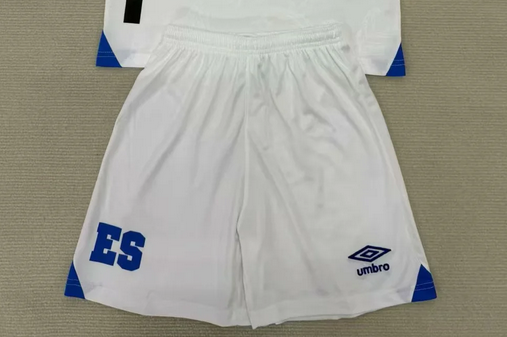 Fan Version 2025 El Salvador Away White Soccer Shorts Football Shorts