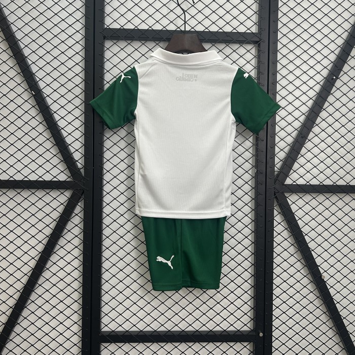 Youth Uniform Kids Kit 2025-2026 Palmeiras Away Soccer Jersey Shorts Child Football Set