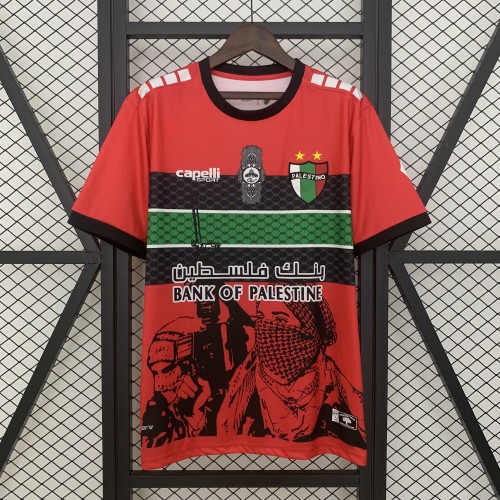 Fans Version 2025-2026 Club Deportivo Palestino Red Soccer Jersey Palestinian Football Shirt