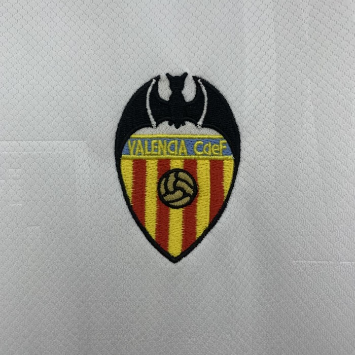 Retro Jersey 1996-1997 Valencia Home Soccer Jersey Vintage Football Shirt