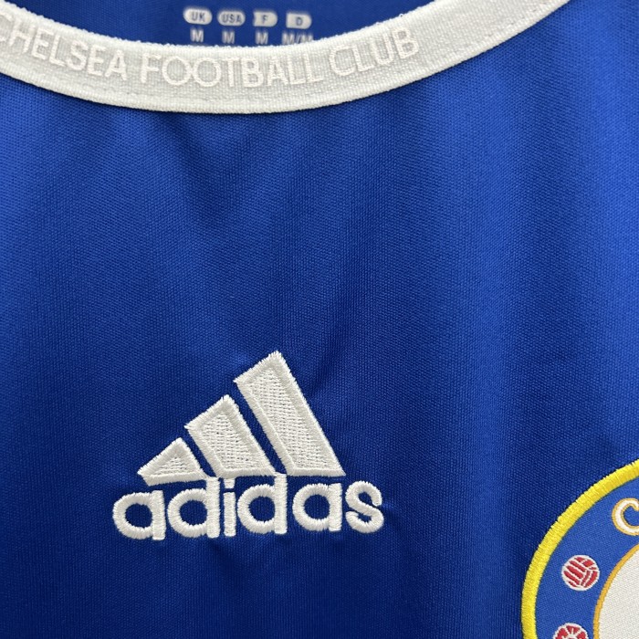 Long Sleeve Retro Jersey 2006-2007 Chelsea Home Soccer Jersey Vintage Football Shirt