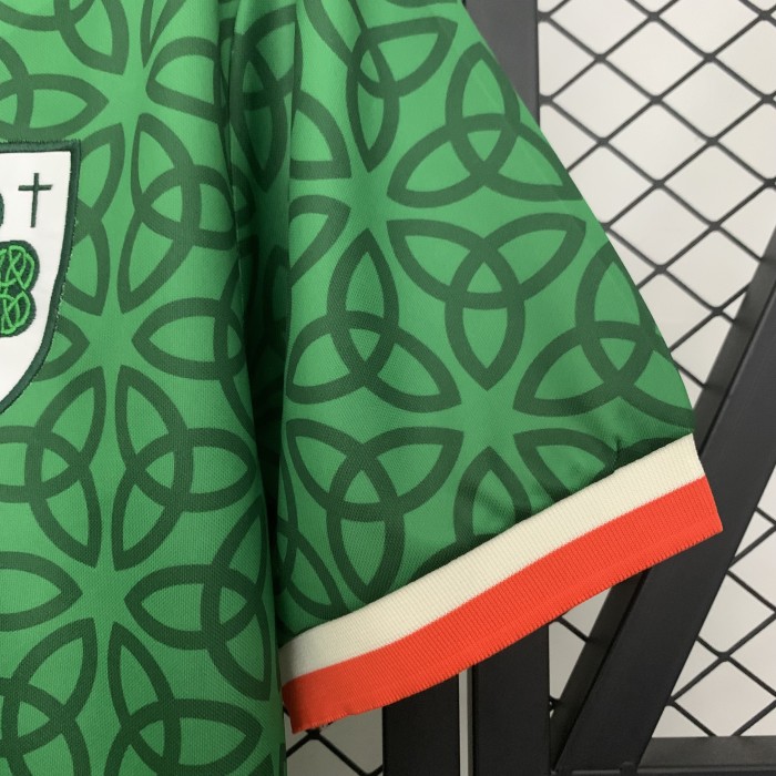Fans Version 2025-2026 Ireland St. Patrick's Day Green Soccer Jersey Football Shirt