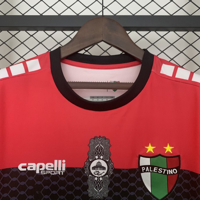 Fans Version 2025-2026 Club Deportivo Palestino Red Soccer Jersey Palestinian Football Shirt