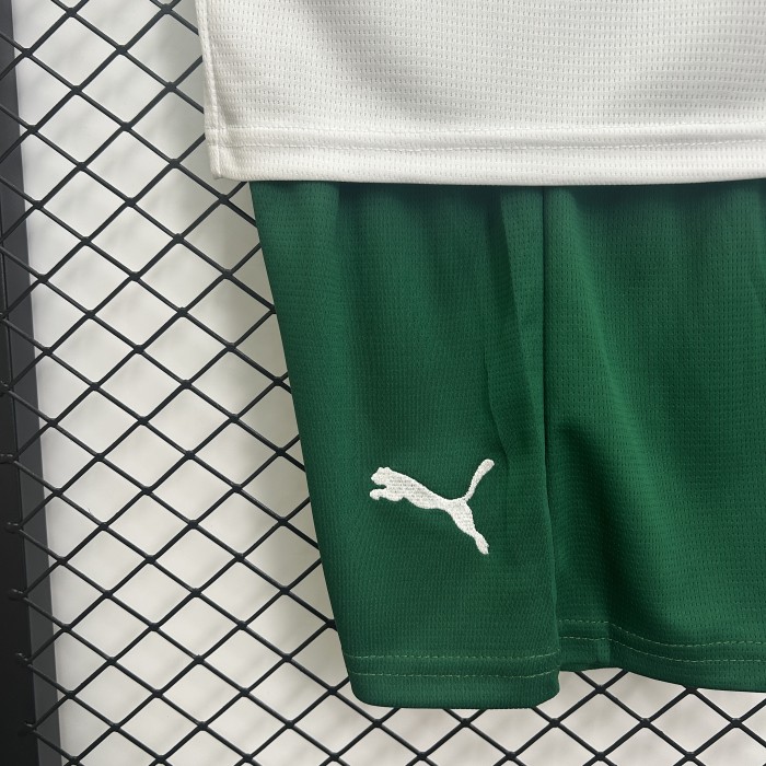 Youth Uniform Kids Kit 2025-2026 Palmeiras Away Soccer Jersey Shorts Child Football Set