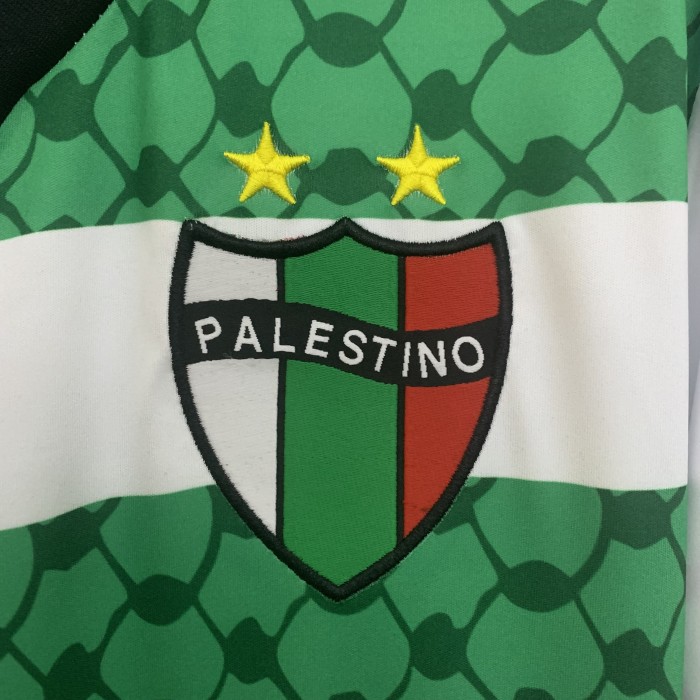 Fans Version 2025-2026 Club Deportivo Palestino Green/White Soccer Jersey Palestinian Football Shirt