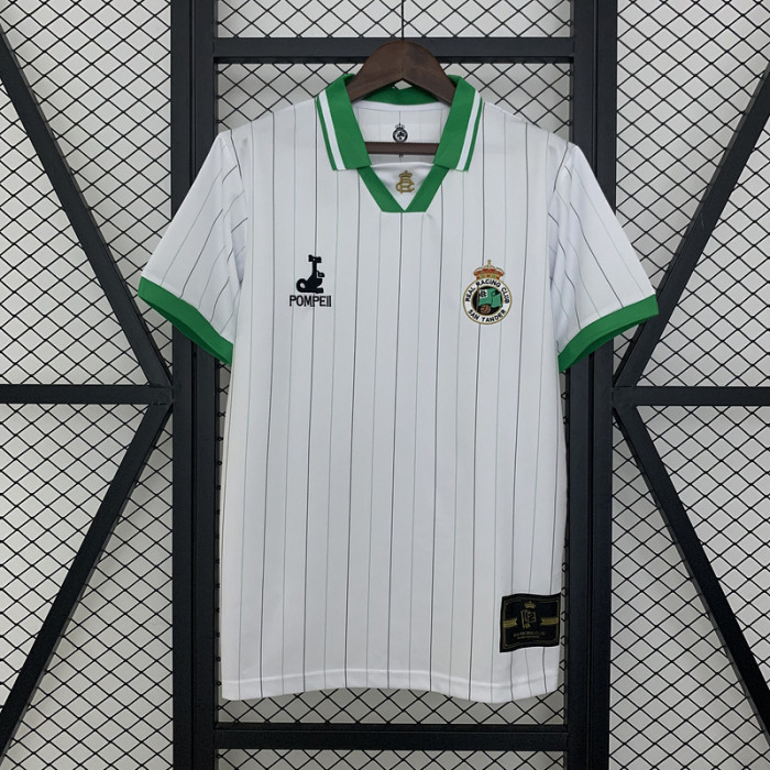 Fan Version 2025-2026 Racing de Santander 112th Anniversary Soccer Jersey Football Shirt