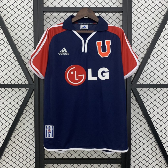 Retro Jersey 2001-2002 Universidad de Chile Home Soccer Jersey Vintage Football Shirt