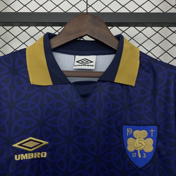 Fans Version 2025-2026 Ireland St. Patrick's Day Dark Blue Soccer Jersey Football Shirt