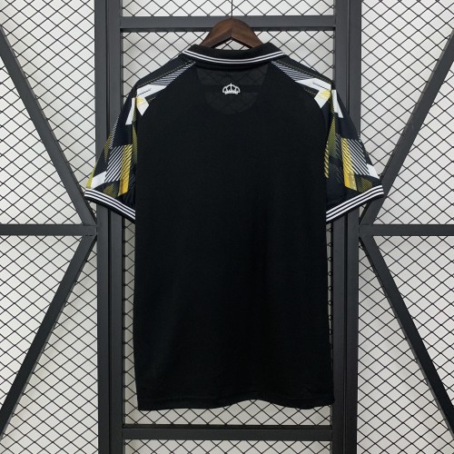 Fans Version 2025-2026 Real Madrid Black/White Soccer Jersey Real Football Shirt