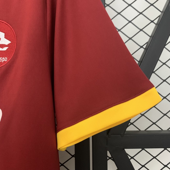 Retro Jersey 1989-1990 As Roma Home Soccer Jersey Vintage Football Shirt