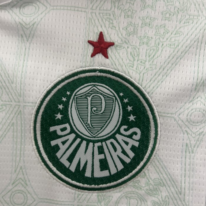 Youth Uniform Kids Kit 2025-2026 Palmeiras Away Soccer Jersey Shorts Child Football Set