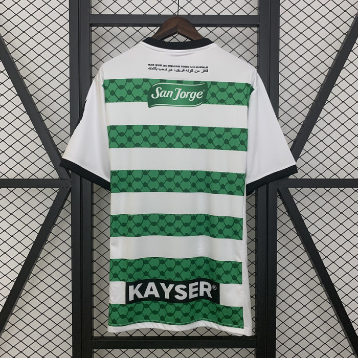 Fans Version 2025-2026 Club Deportivo Palestino Green/White Soccer Jersey Palestinian Football Shirt