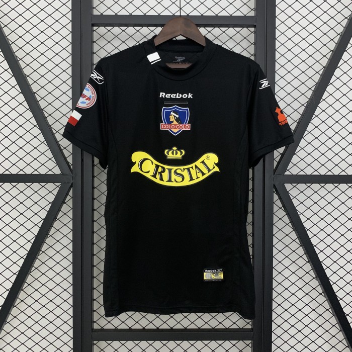 Retro Jersey 2004 Colo-Colo Away Black Soccer Jersey Vintage Football Shirt