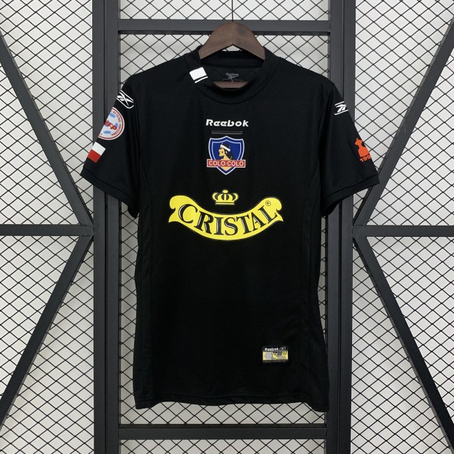 Retro Jersey 2004 Colo-Colo Away Black Soccer Jersey Vintage Football Shirt