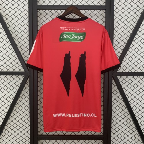 Fans Version 2025-2026 Club Deportivo Palestino Red Soccer Jersey Palestinian Football Shirt