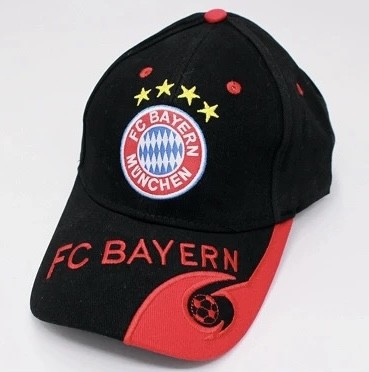 Bayern Munich Black Cotton Soccer Hats Football Cap